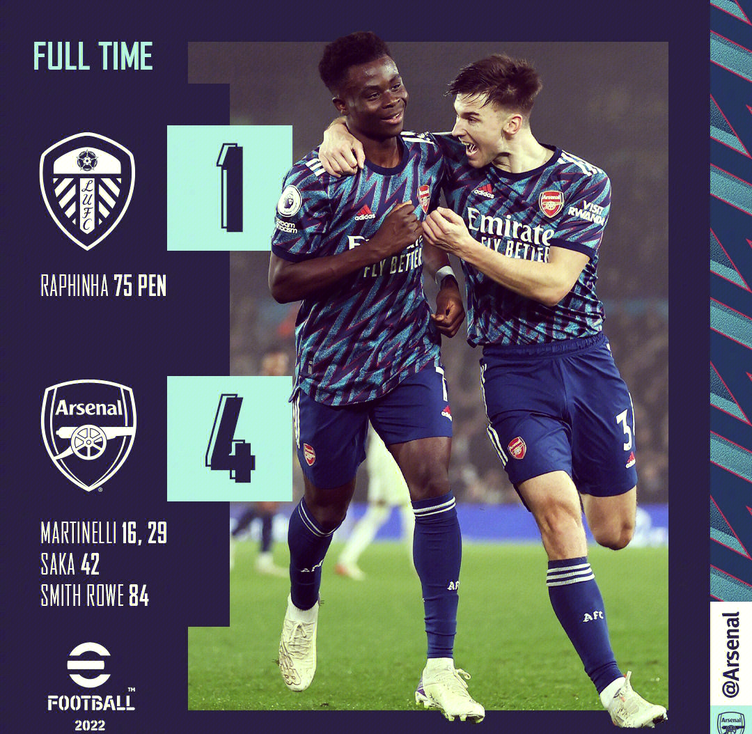 阿森纳逆转取胜，球队实力逐渐恢复